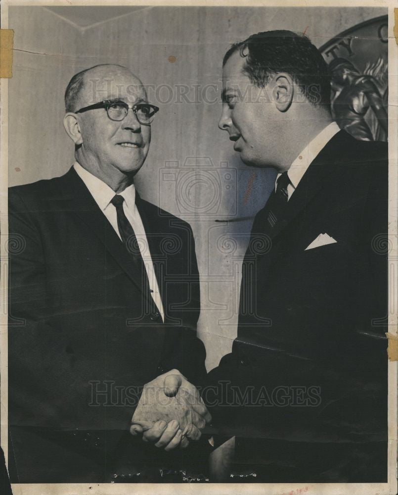 1962 Press Photo William H Bannan Superintendent - Historic Images
