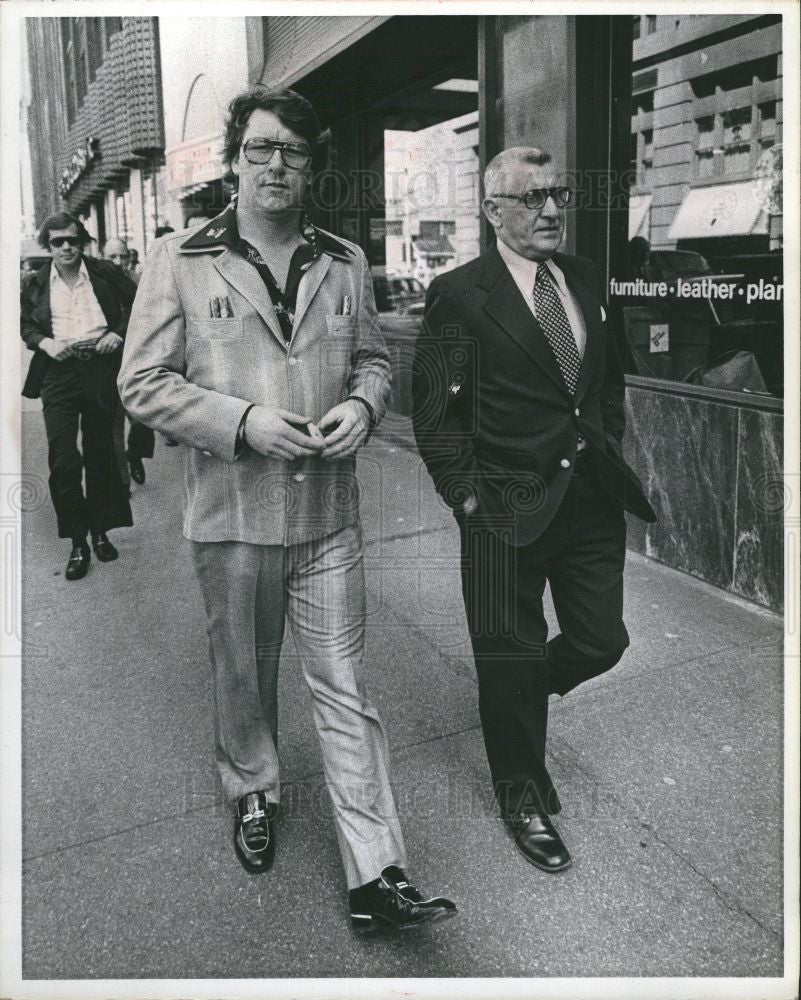 Press Photo Joe Bands Jr And Louis Lisetean - Historic Images