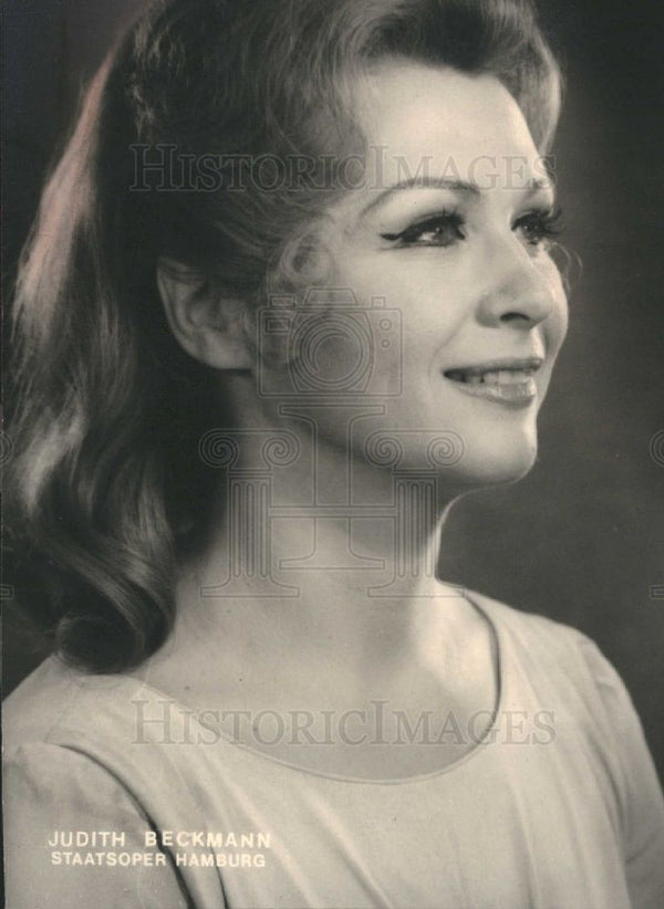 1979 Press Photo Judith Beckmann Soprano Hamburg Opera - Historic Images