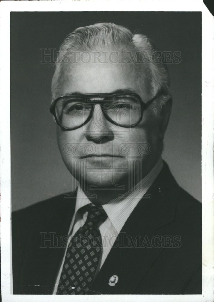 1995 Press Photo Frank Beckman respected in journalism. - Historic Images