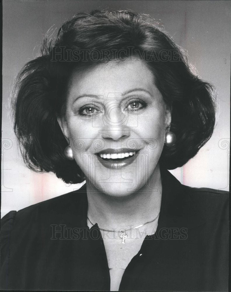 1986 Press Photo Kaye Ballard  tv actress comedienne - Historic Images