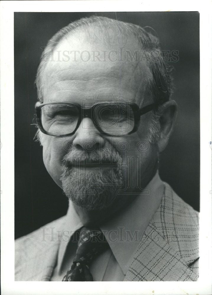 1986 Press Photo David Ball Jr. Executiv director - Historic Images