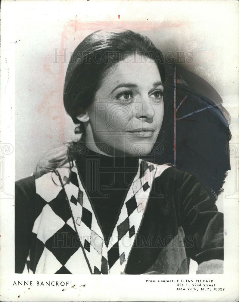 1976 Press Photo Anne Bancroft American Actress - Historic Images