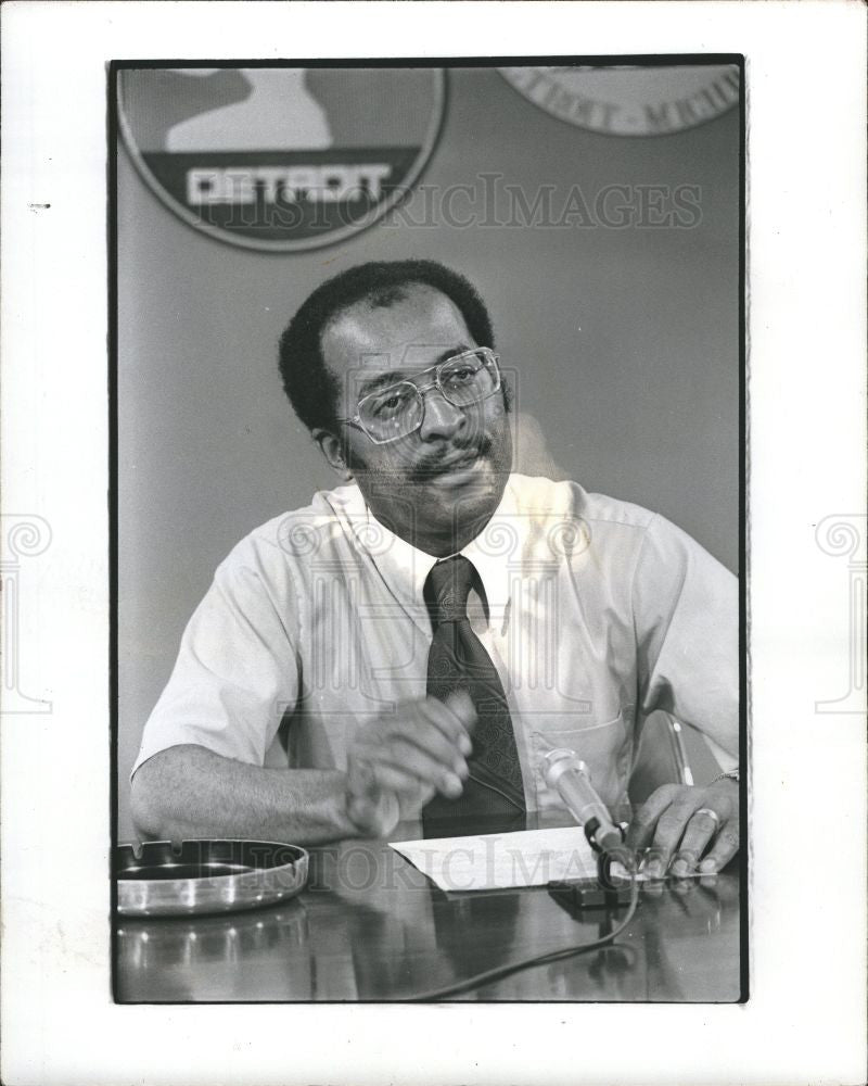 1979 Press Photo BILL BACKHAM Detroit Deputy Mayor - Historic Images