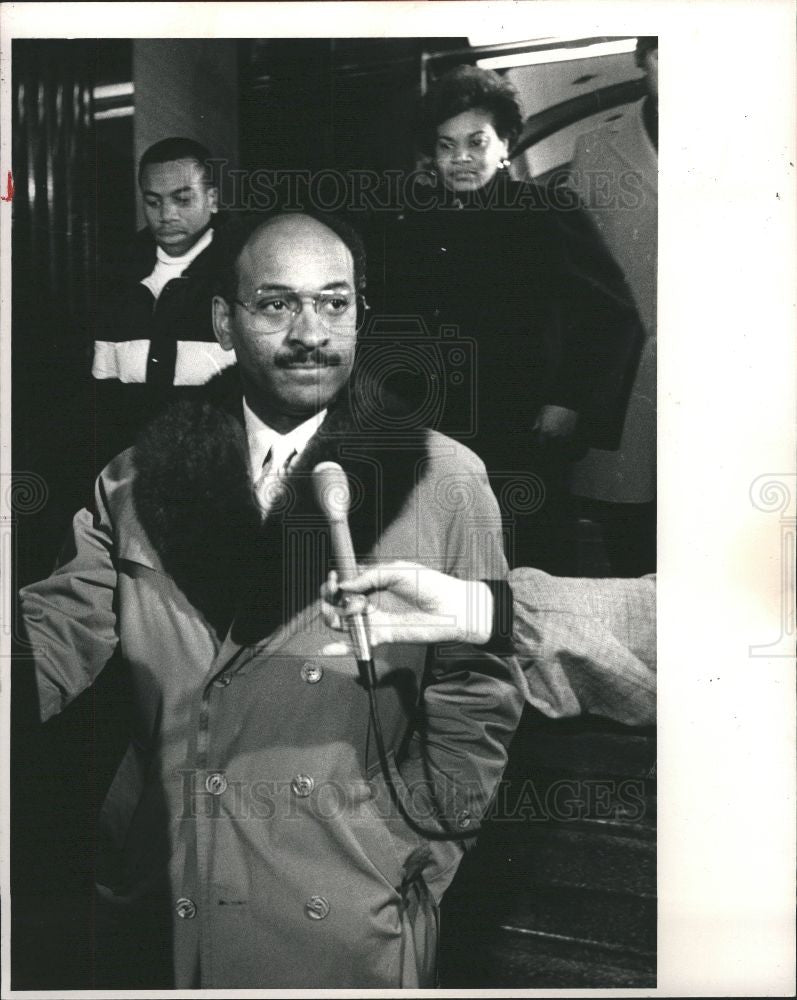 1983 Press Photo Charles Beckham, Corruption - Historic Images