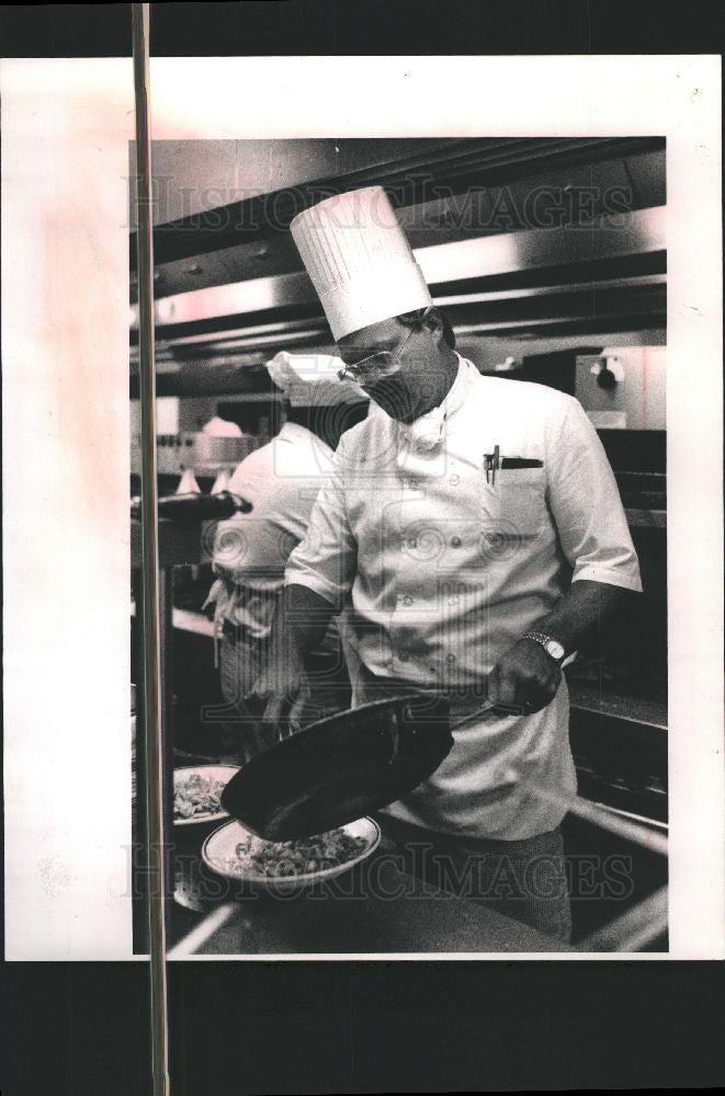 1989 Press Photo Chef Douglas Becker - Historic Images