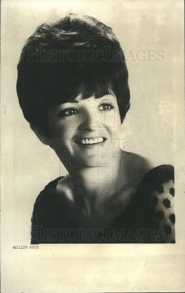 1970 Press Photo Marilyn Beck  Hollywood - Historic Images