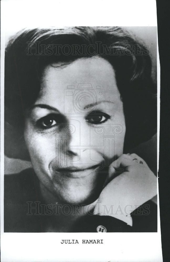 1985 Press Photo Julia Hamari singer - Historic Images
