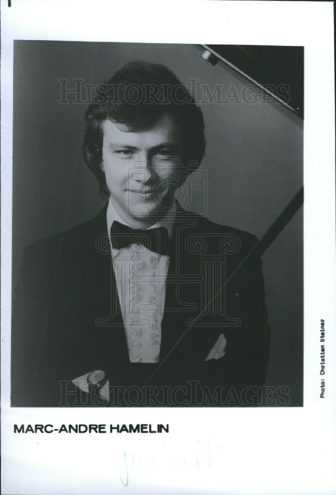 1986 Press Photo Marc-Andre Hamelin pianist composer - Historic Images