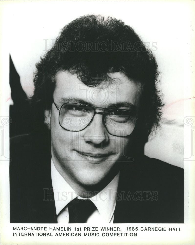 1986 Press Photo Marc-AndrÃƒÆ’Ã†â€™Ãƒâ€šÃ‚Â© Hamelin pianist composer - Historic Images