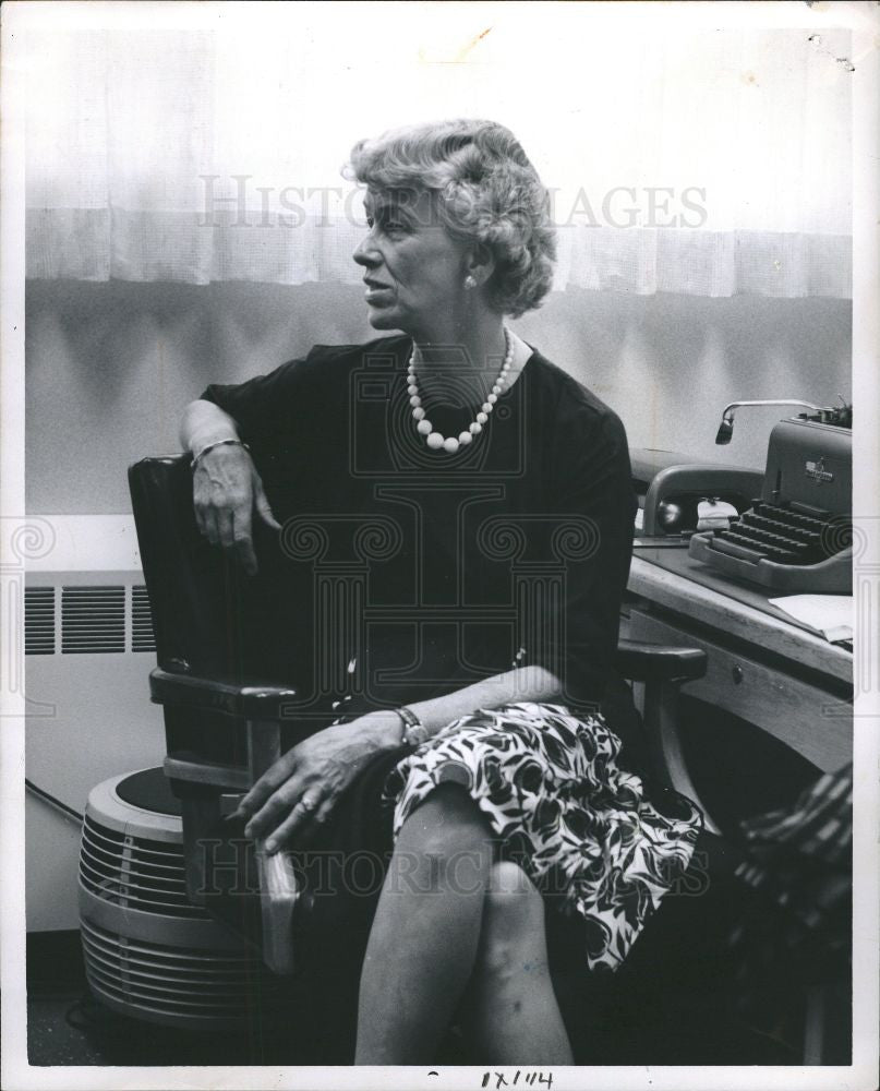 1961 Press Photo james Halsted FDR anna roosevelt job - Historic Images