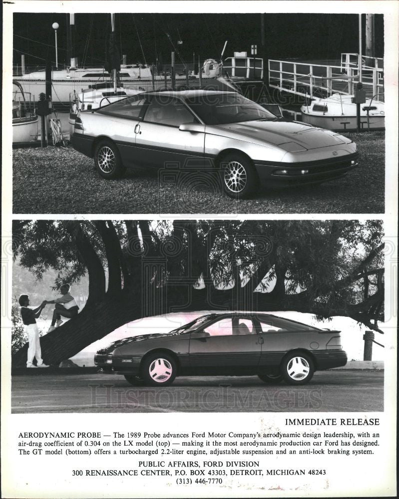 1988 Press Photo Ford Automobiles Probe - Historic Images