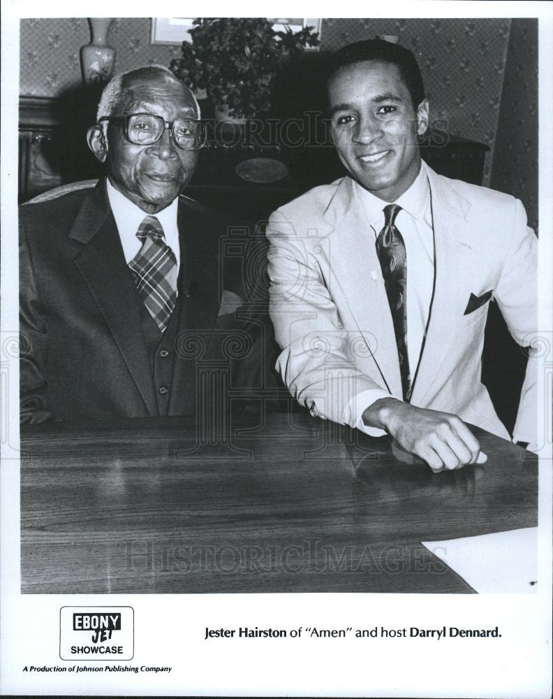 1988 Press Photo jester hairston amen darryl - Historic Images