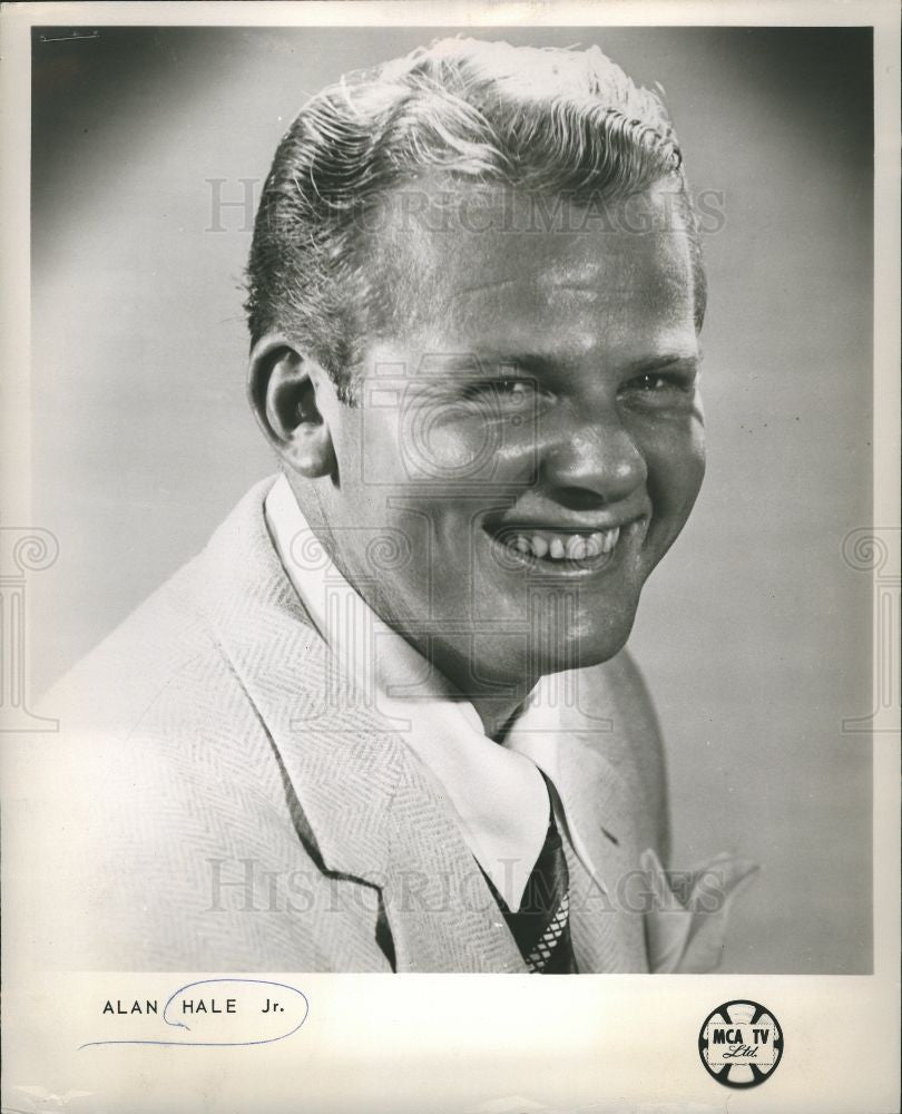 1954 Press Photo Alan Hale Jr American movie TV actor - Historic Images