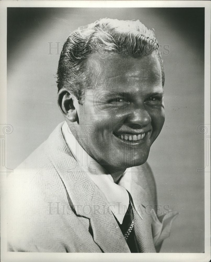1957 Press Photo Alan Hale, Jr. Gilligans Island actor - Historic Images