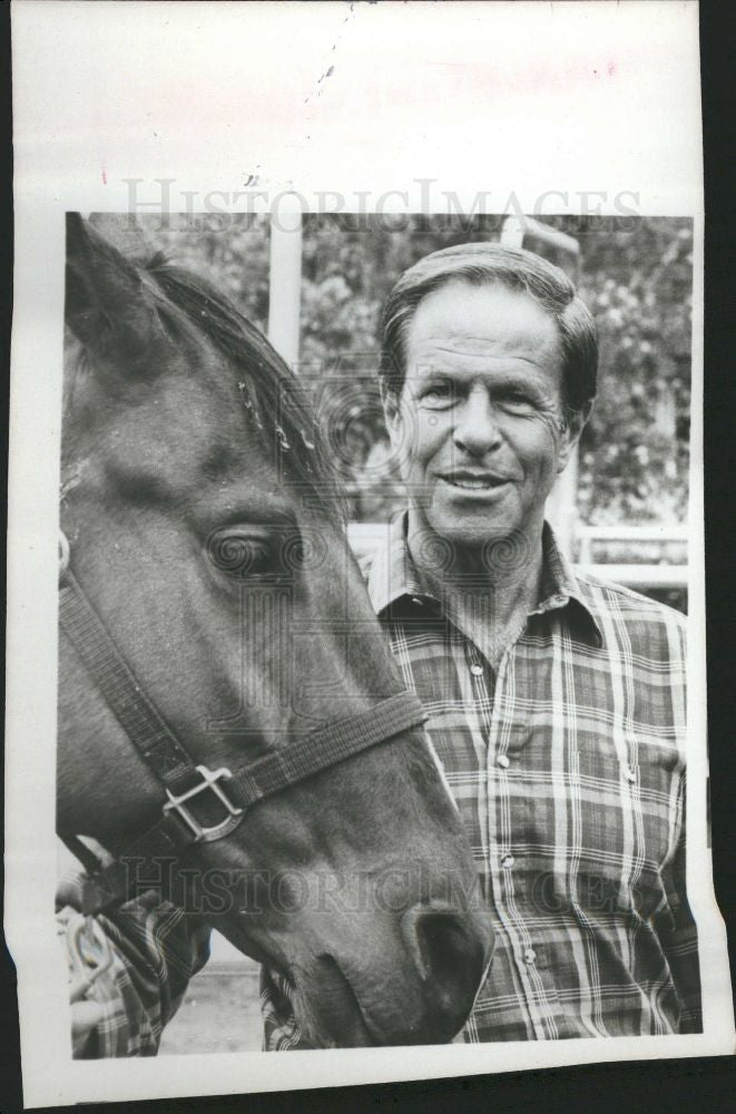 1986 Press Photo horse man - Historic Images