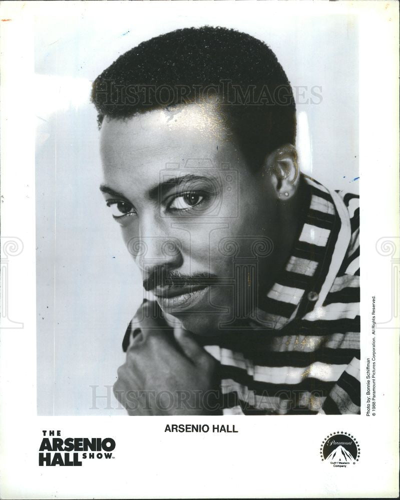 1992 Press Photo actor, comedian Arsenio Hall - Historic Images