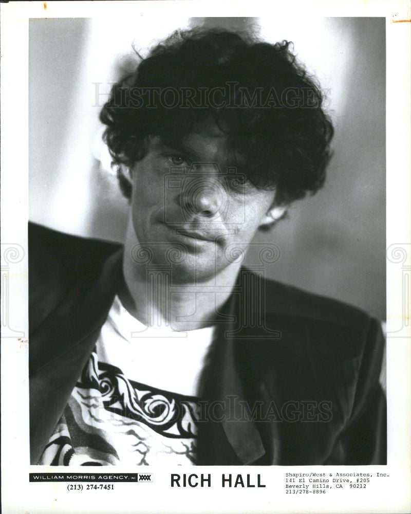 1981 Press Photo Richard Rich Hall Stand Up Comedian - Historic Images