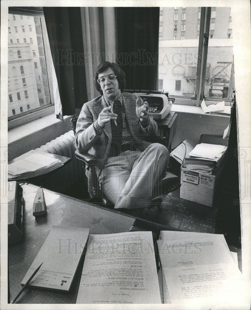 Press Photo Elliot Hall, ACLU Head - Historic Images