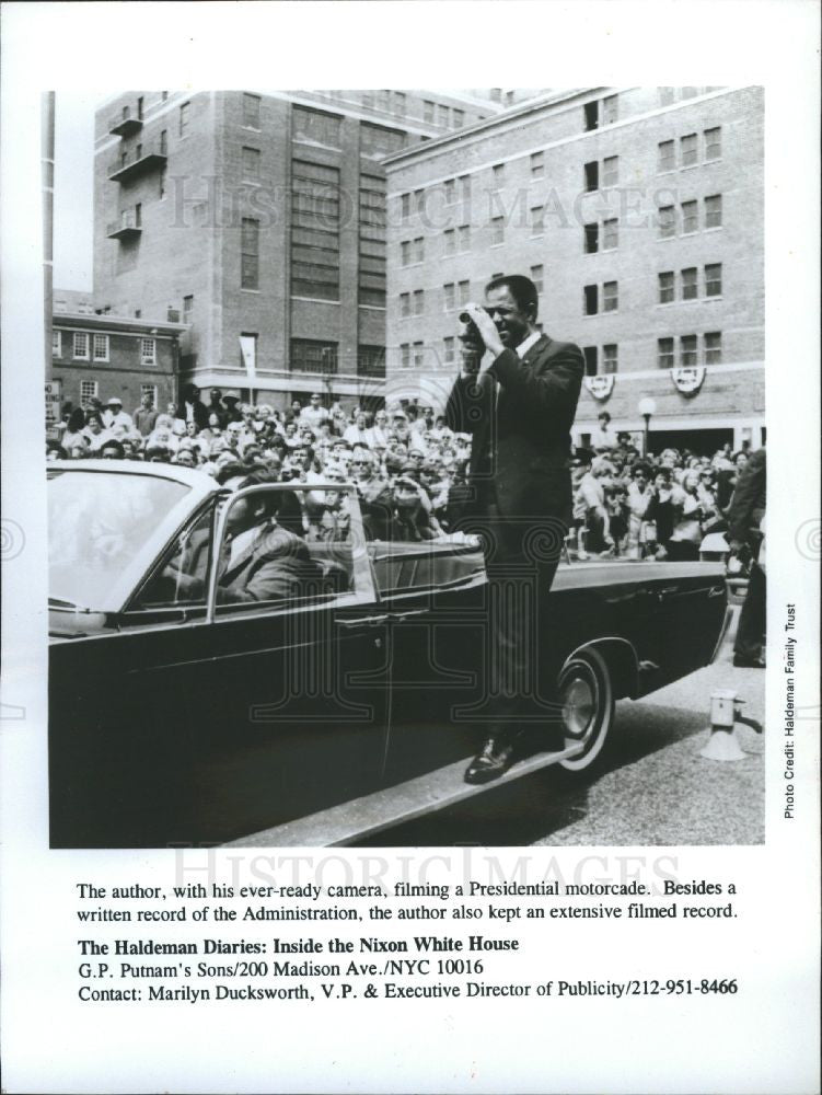 Press Photo Political aide H. R. Haldeman - Historic Images