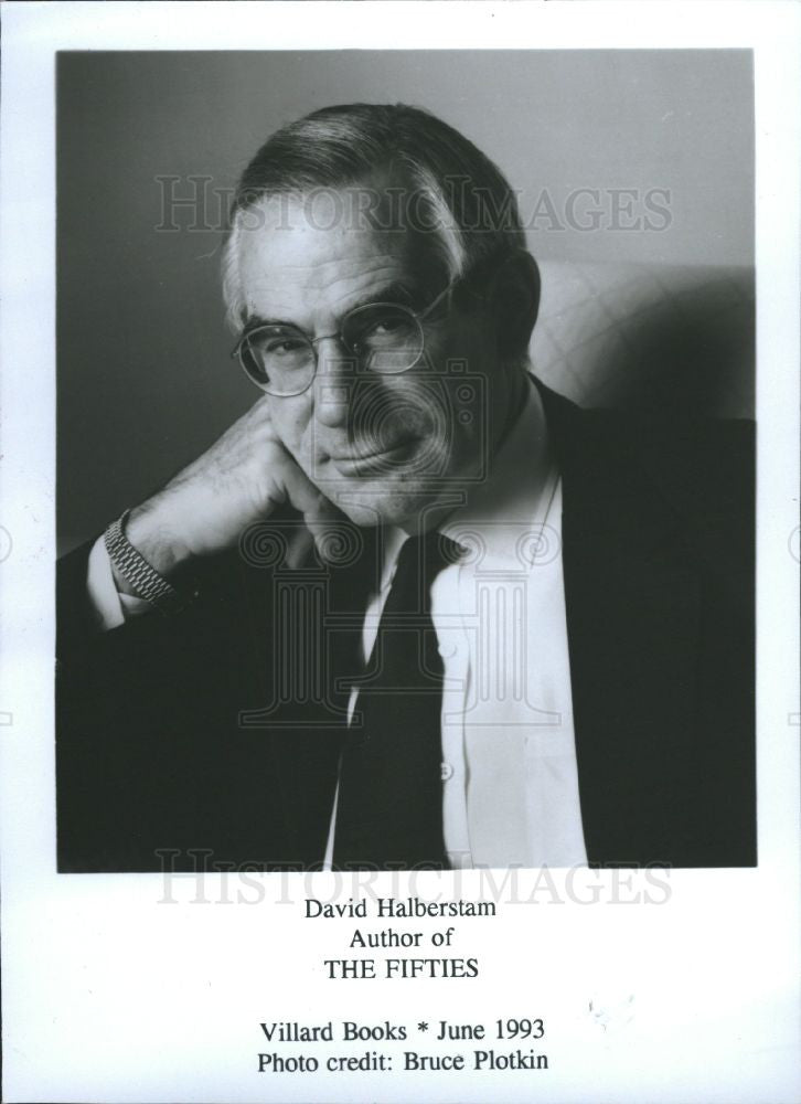 1993 Press Photo David Halberstam  journalist - Historic Images