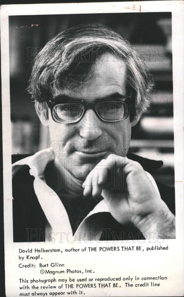 1979 Press Photo David Halberstam journalist author - Historic Images