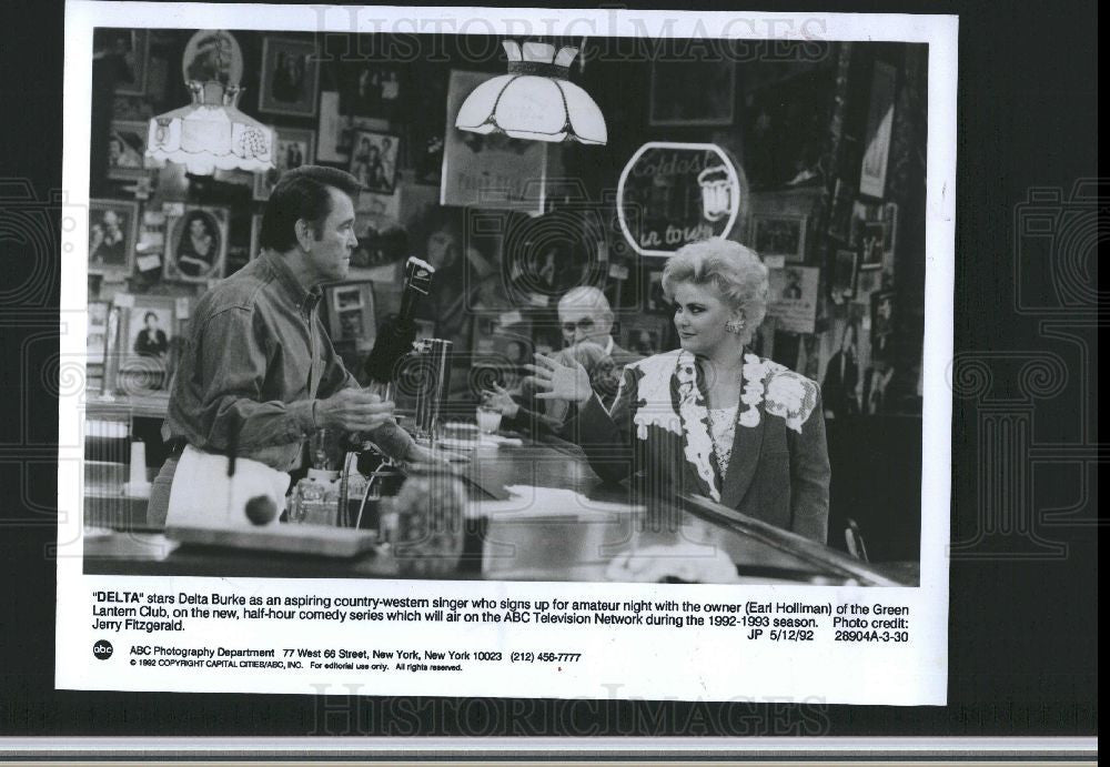 1992 Press Photo Delta Burke   actress - Historic Images