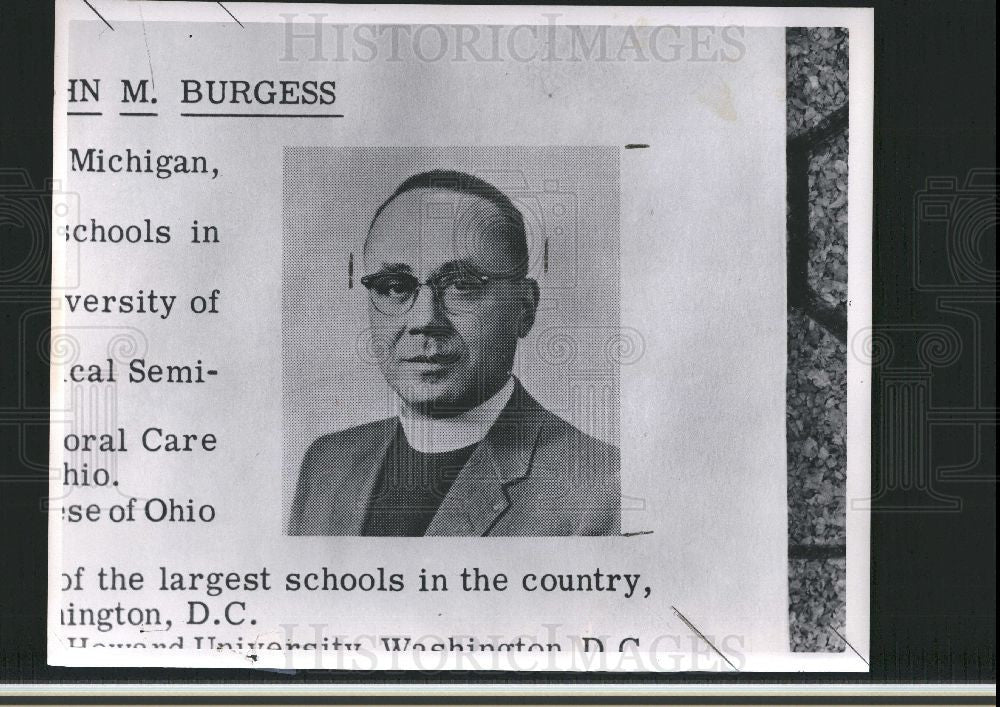 1950 Press Photo John M. Burgess - Historic Images