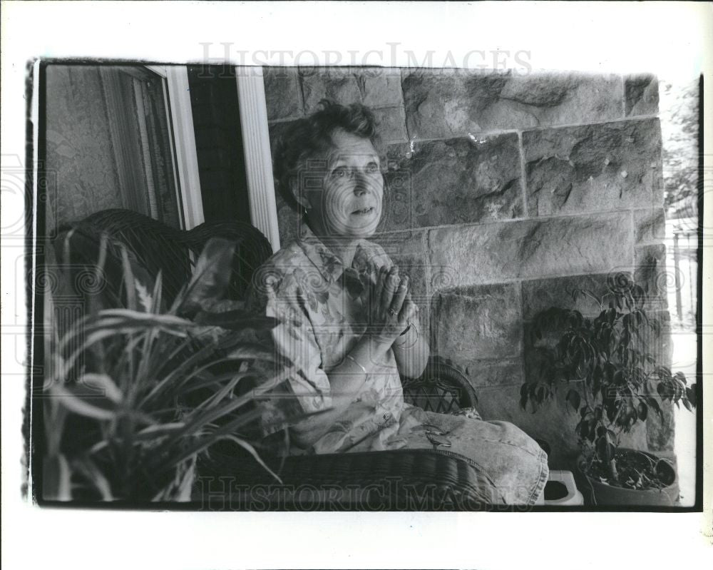 1991 Press Photo Barbara Hood Burgess - Historic Images