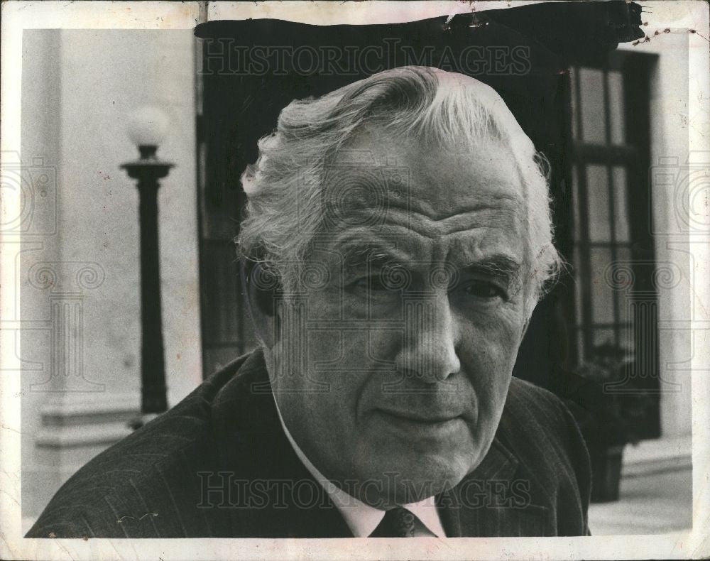 1973 Press Photo Chief Justice Warren Burger - Historic Images