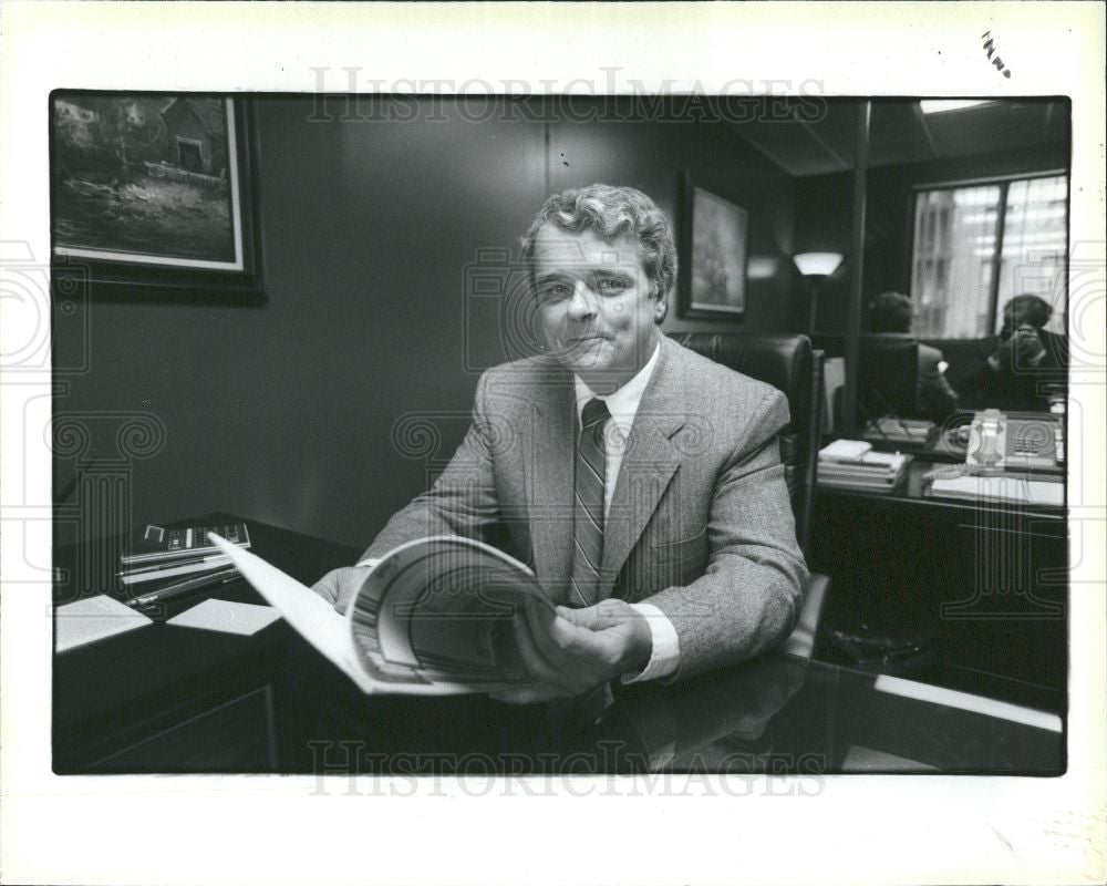 1985 Press Photo DAVID BURR - Historic Images