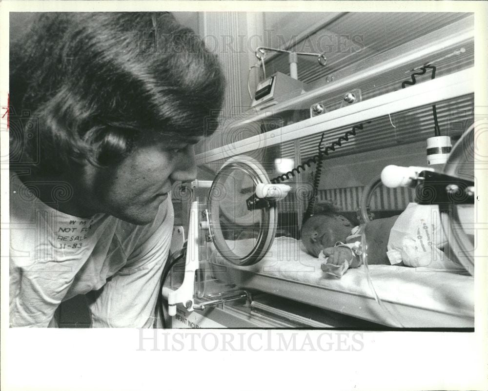 1984 Press Photo George Burns - Historic Images