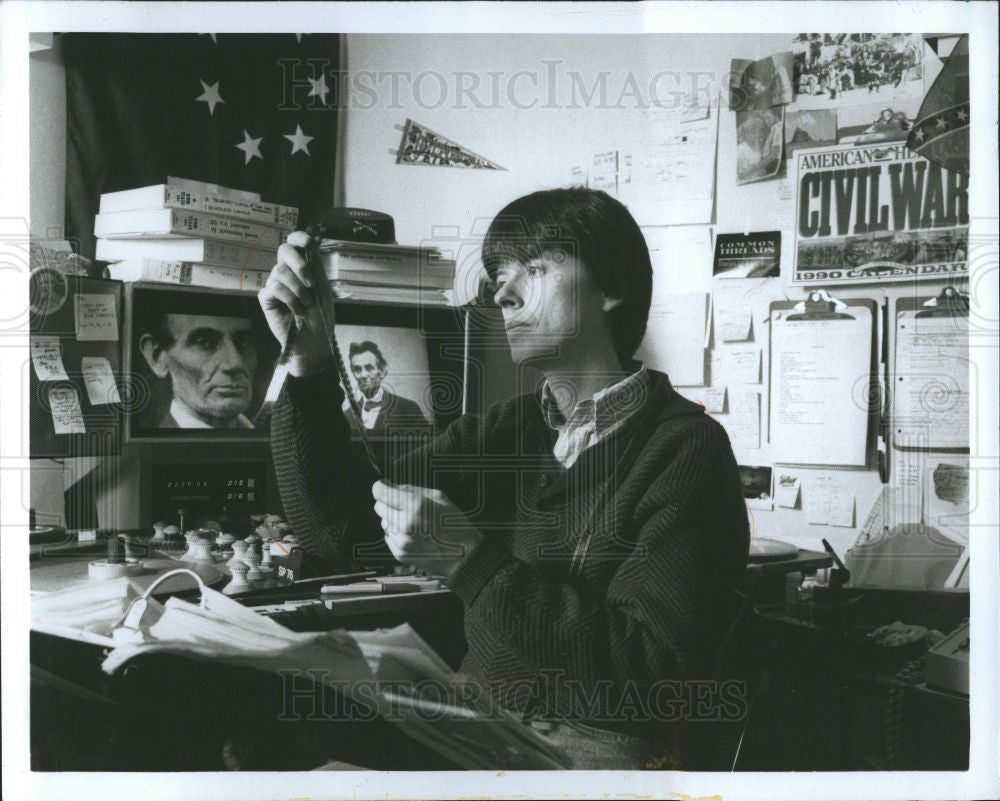 1992 Press Photo Ken Burns PBS - Historic Images