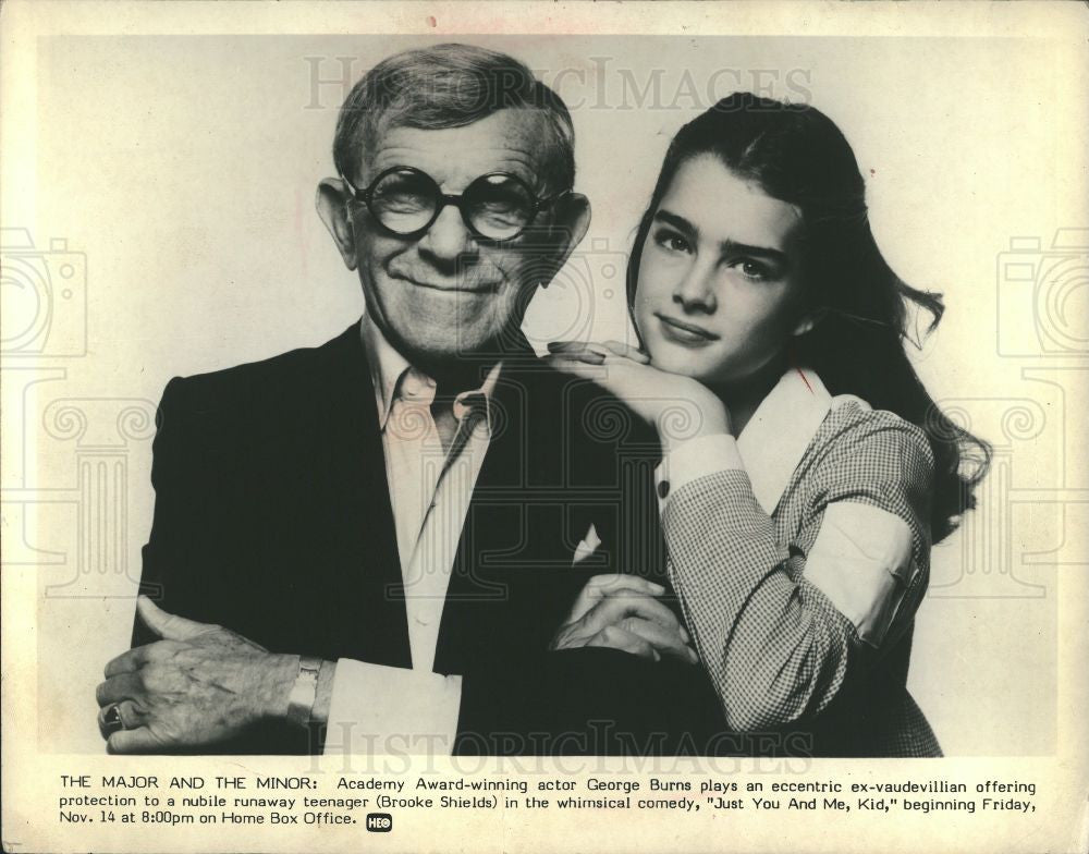 1983 Press Photo George Burns Actor - Historic Images