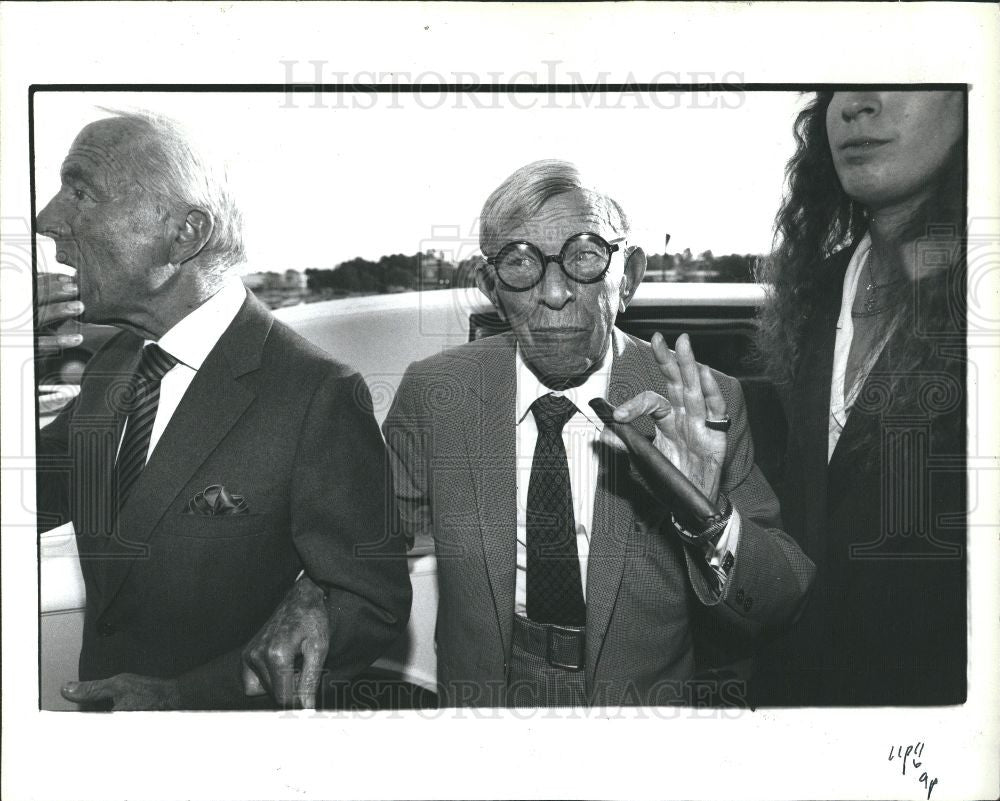 1993 Press Photo George Burns, Comedian - Historic Images