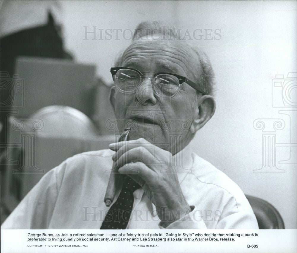 Press Photo George Burns in Going In Style - Historic Images