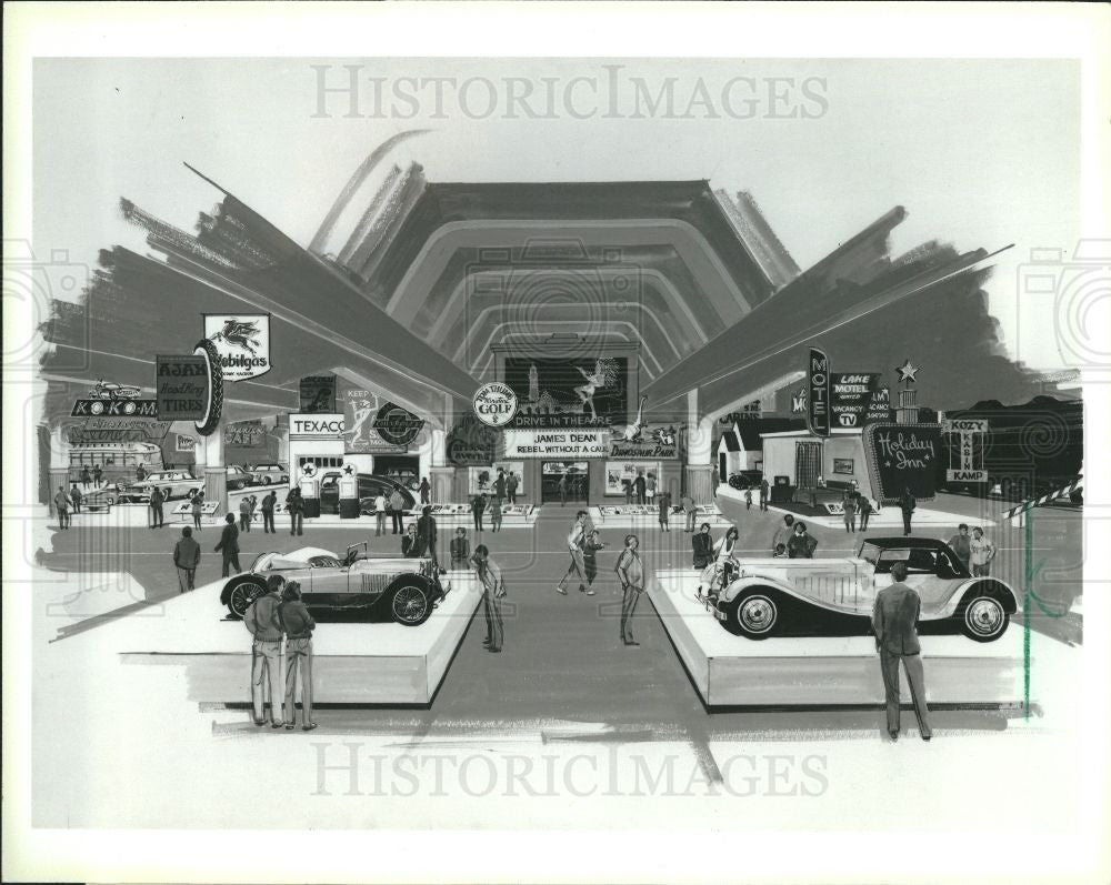 1986 Press Photo Henry Ford Museum. - Historic Images