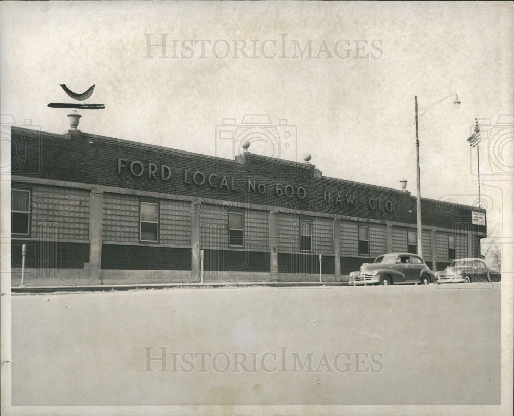 1952 Press Photo UAW board Stromar McCusker Mooney - Historic Images