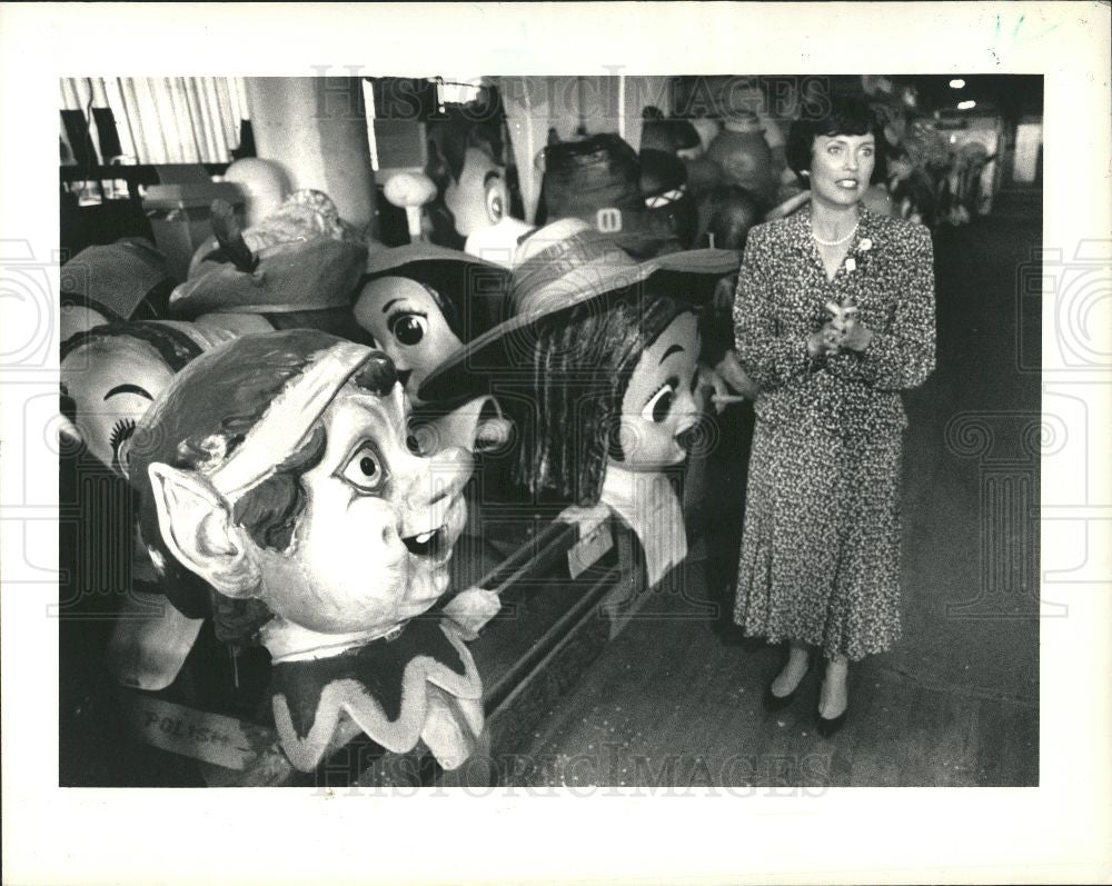 1987 Press Photo PARADE CO-DIRECTOR PAULA BLANCHARD - Historic Images