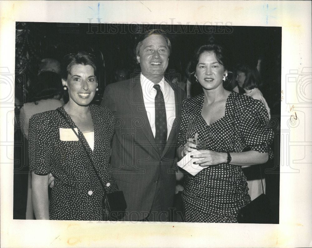 1989 Press Photo Gov Blanchard and Janet Fox - Historic Images