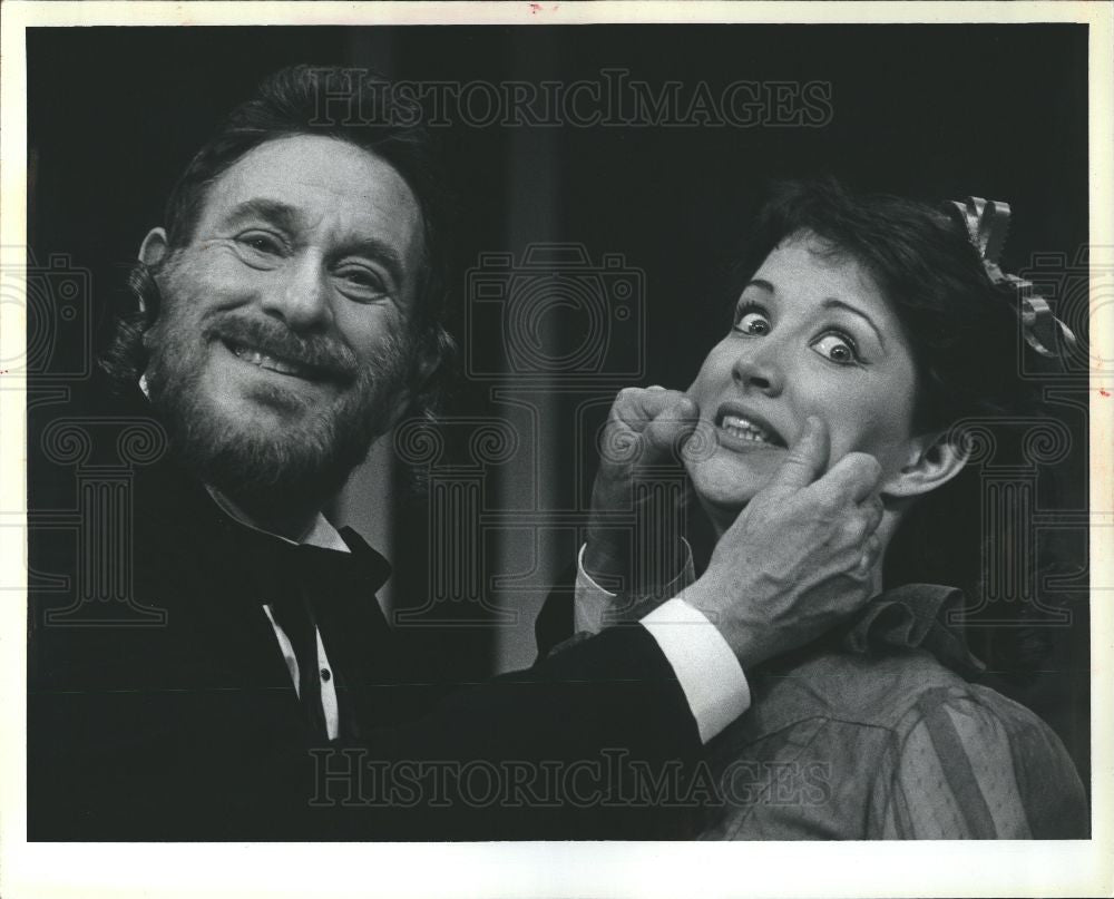 1985 Press Photo Shelley Berman American Comedian Actor - Historic Images