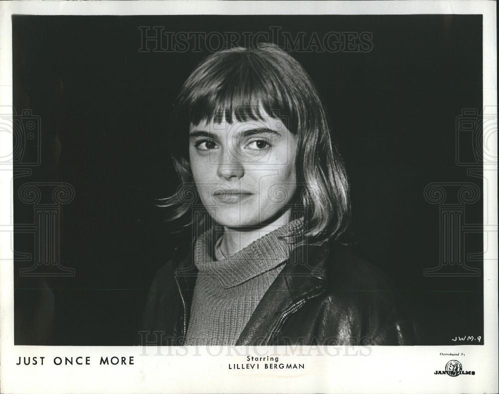 1965 Press Photo Lillevi Bergman in Just Once More - Historic Images