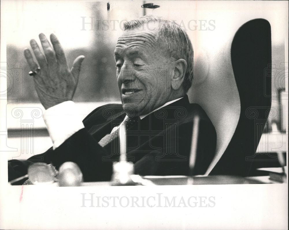 1988 Press Photo Louis Berry Immigrant Business Detroit - Historic Images