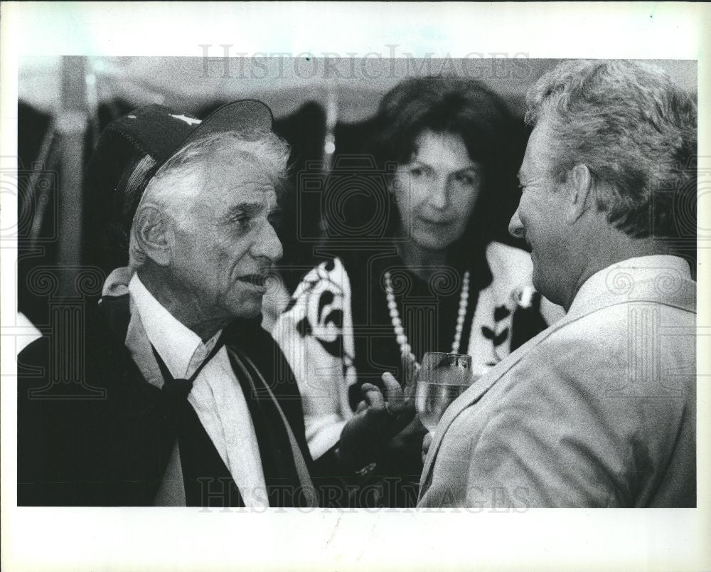 1986 Press Photo Leonard Bernstein, composer, music - Historic Images