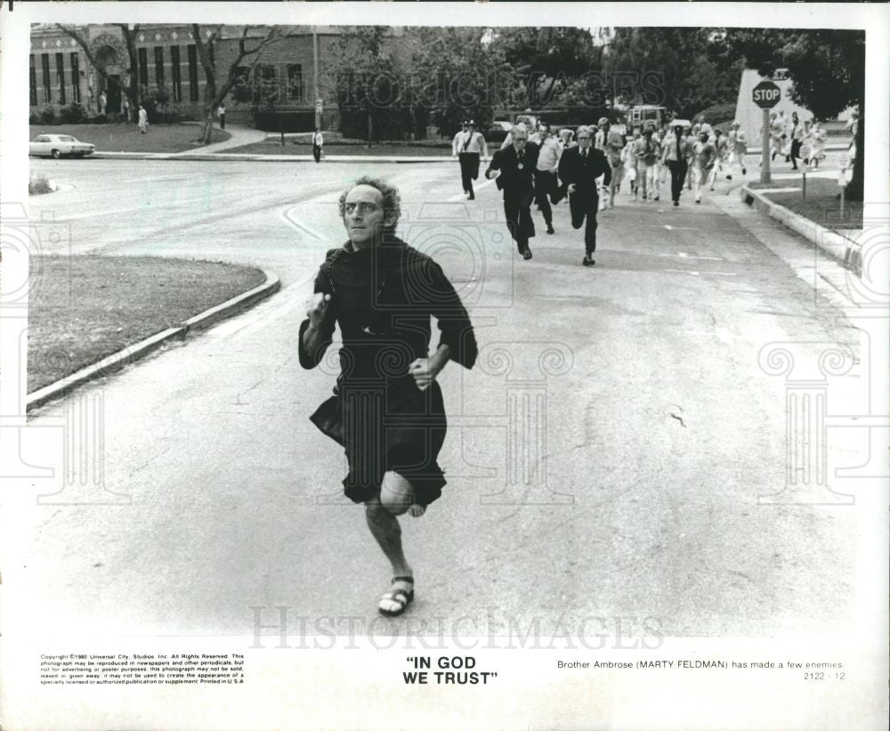1980 Press Photo Marty Feldman actor - Historic Images