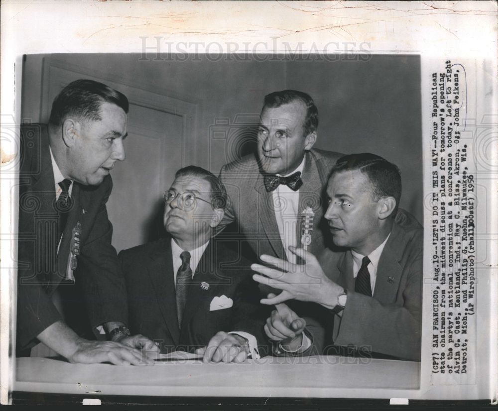 1960 Press Photo John Feikens Detroit Republican Judge - Historic Images