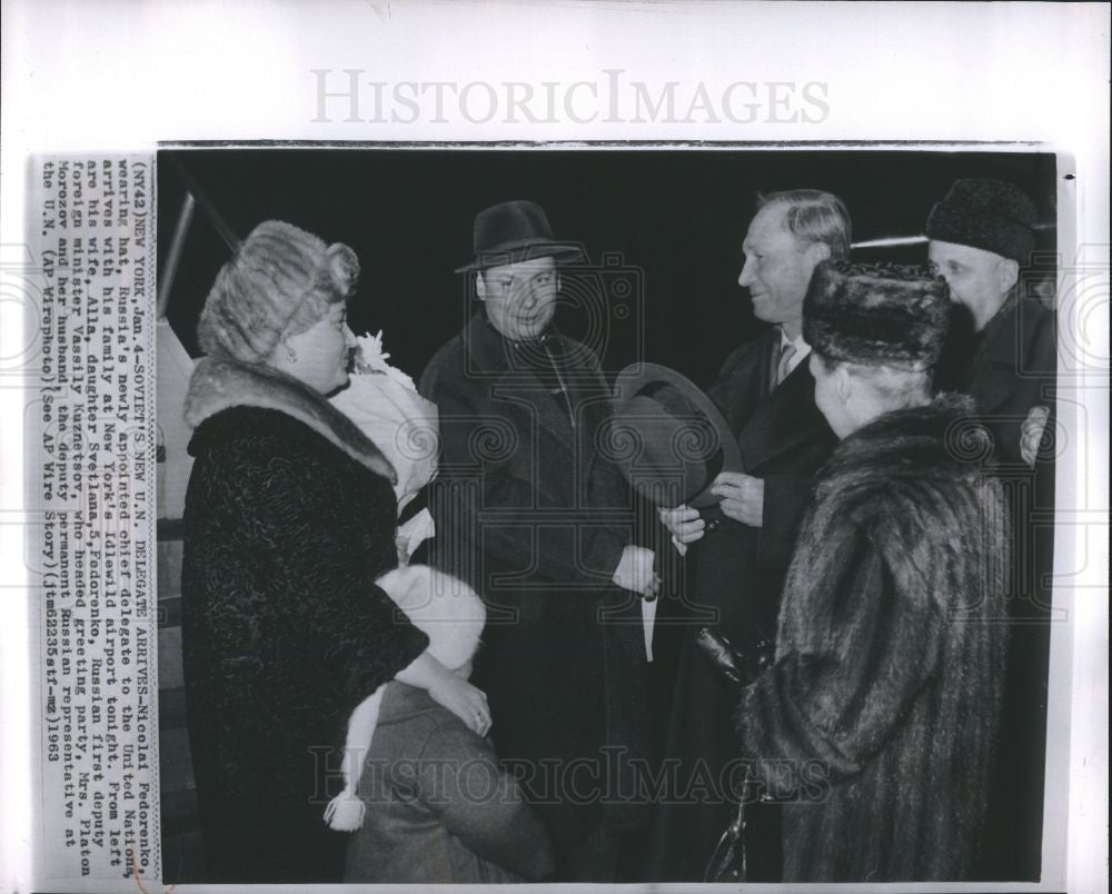 1983 Press Photo Nicolai Fedorenko Chief Delegate Russi - Historic Images
