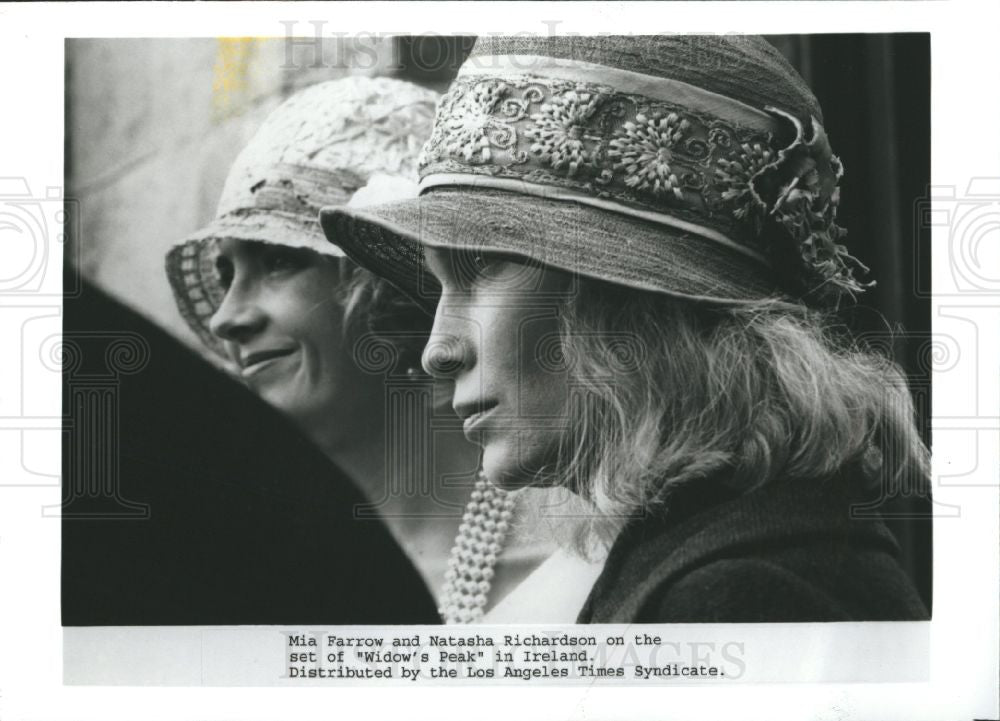 Press Photo Mia Farrow - Historic Images