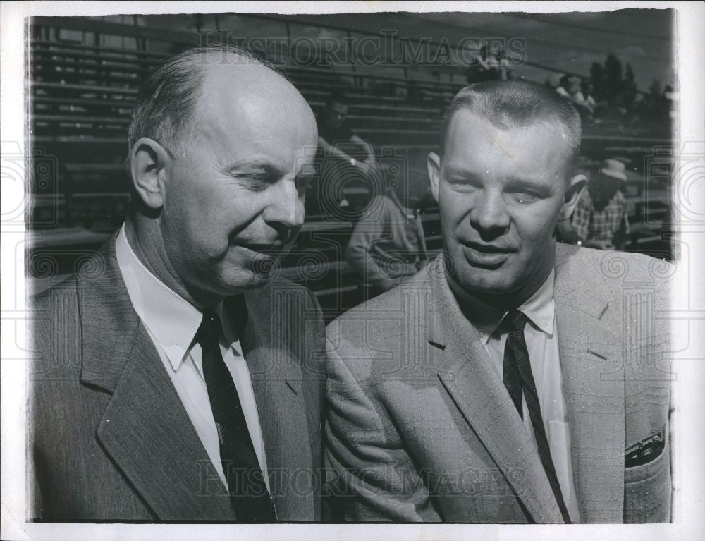 1959 Press Photo Rick Ferrell Harvey Kuenn baseball - Historic Images