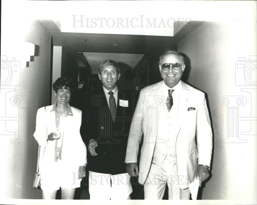 1991 Press Photo Susy Farbman Burt  Albert Taubman - Historic Images